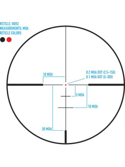 Sightmark Presidio 2,5-15*50 HDR-2 optiline sihik